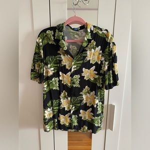H&M Oversized Hawaiian Shirt, Size XS